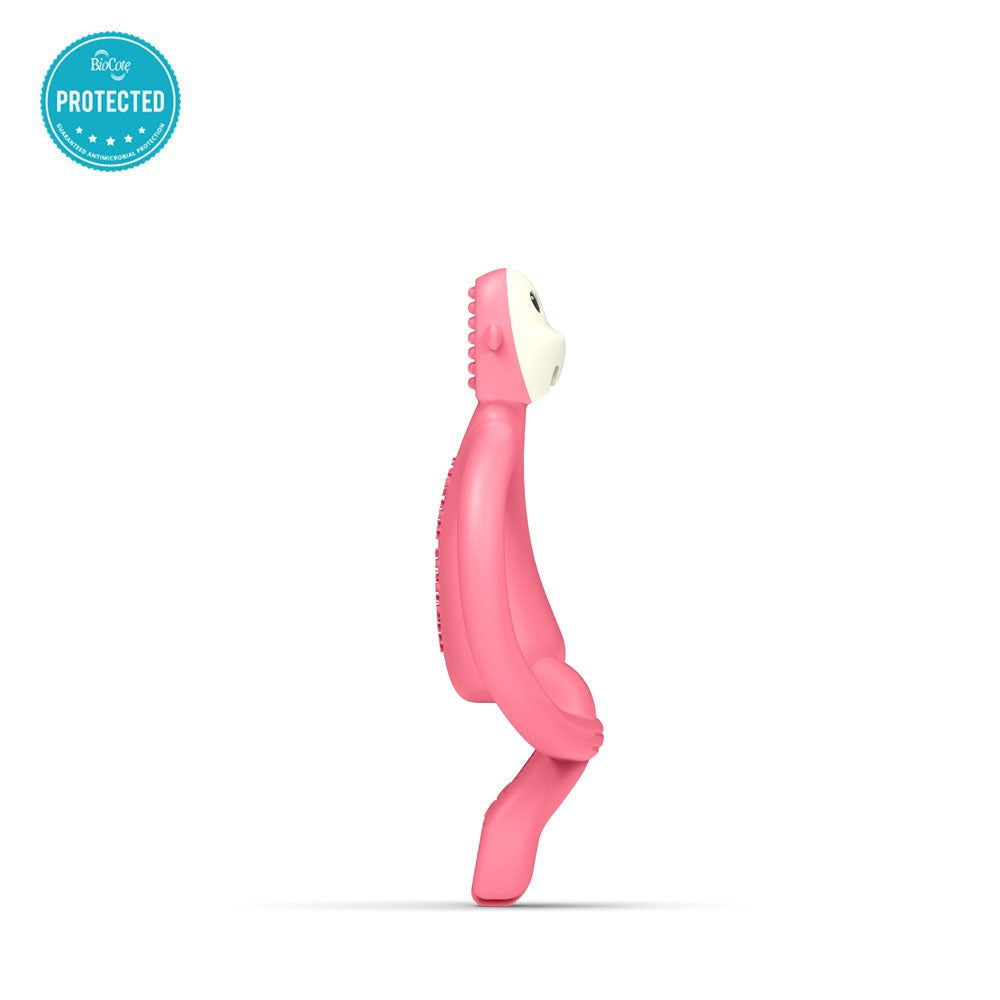 Matchstick Monkey Monkey Teether Чесалка С Апликатор - Pink --- BebeMama