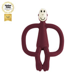 Matchstick Monkey Original Monkey Teething Toy Чесалка С Апликатор - Claret --- BebeMama