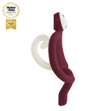 Matchstick Monkey Original Monkey Teething Toy Чесалка С Апликатор - Claret --- BebeMama