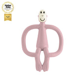 Matchstick Monkey Original Monkey Teething Toy Чесалка С Апликатор - Dusty Pink --- BebeMama