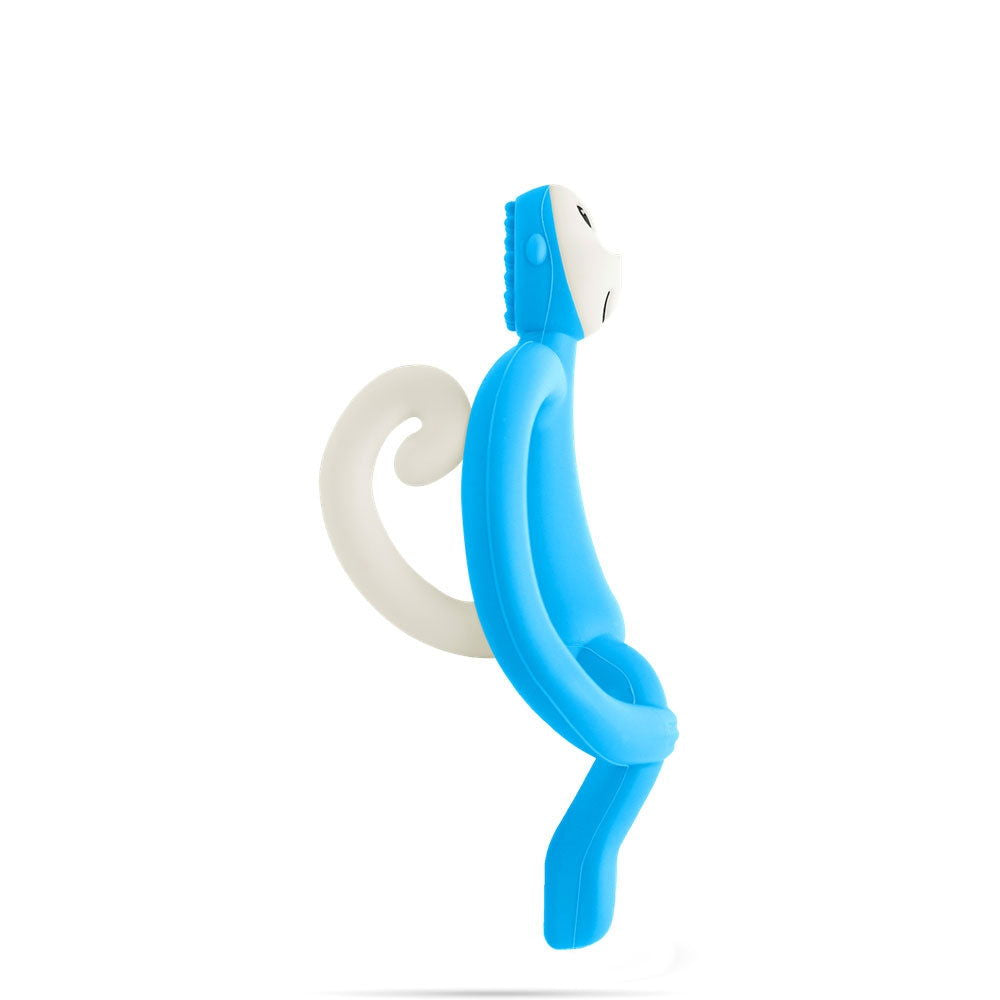 Matchstick Monkey Original Monkey Teething Toy Чесалка С Апликатор - Light Син --- BebeMama