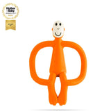Matchstick Monkey Original Monkey Teething Toy Чесалка С Апликатор - Orange --- BebeMama