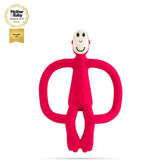 Matchstick Monkey Original Monkey Teething Toy Чесалка С Апликатор - Rubine --- BebeMama