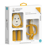 Matchstick Monkey Teething Starter Set Комплект Силиконови Чесалки С Антимикробна Технология - Ludo Lion --- BebeMama