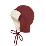 Maximo Зимна Шапка Бордо С Бяла Подплата --- BebeMama