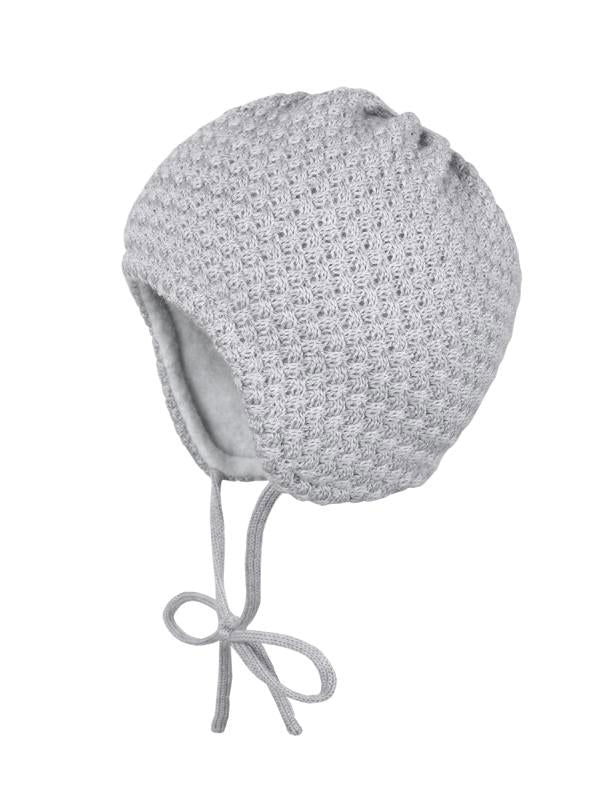 Maximo Зимна Шапка Сива Плетка --- BebeMama