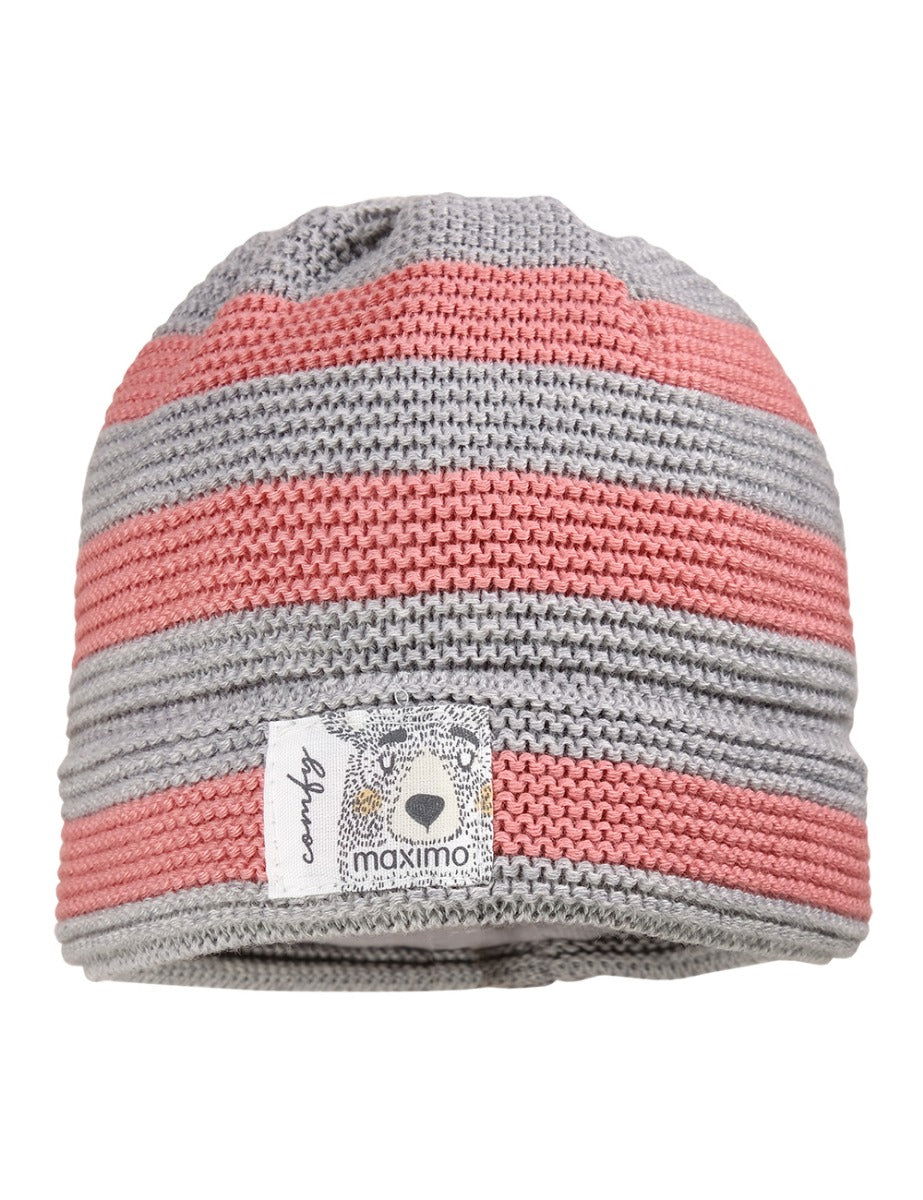 Maximo Зимна Шапка Сиво Розова --- BebeMama