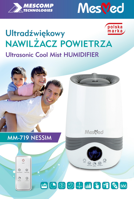 Mesmed Овлажнител Mm-719 Nessim --- BebeMama