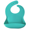 Minikoioi Basics-Bib Силиконов Лигавник С Джоб - Aqua Зелен --- BebeMama