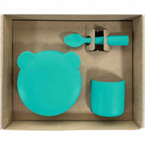 Minikoioi Blw Set I Бебешки Силиконов Комплект За Хранене - Woody Brown --- BebeMama