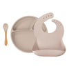 Minikoioi Blw Set Ii Бебешки Силиконов Комплект За Хранене - Bubble Beige --- BebeMama