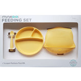 Minikoioi Feeding Set Комплект За Хранене - 100% Силикон - 6 М+ Жълт --- BebeMama