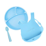 Minikoioi Feeding Set Комплект За Хранене - 100% Силикон - 6 М+ Син --- BebeMama