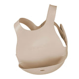 Minikoioi Flexi Bib Силиконов Лигавник С Джоб - Bubble Beige --- BebeMama