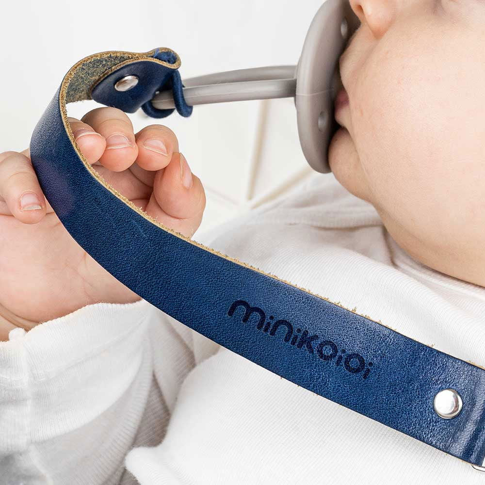 Minikoioi Klips Кожен Клипс За Залъгалка - Dreamy Син --- BebeMama