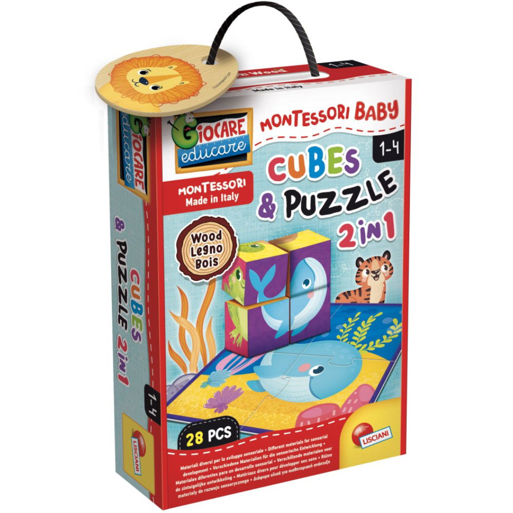 Montessori Дървени Кубчета И Логика --- BebeMama