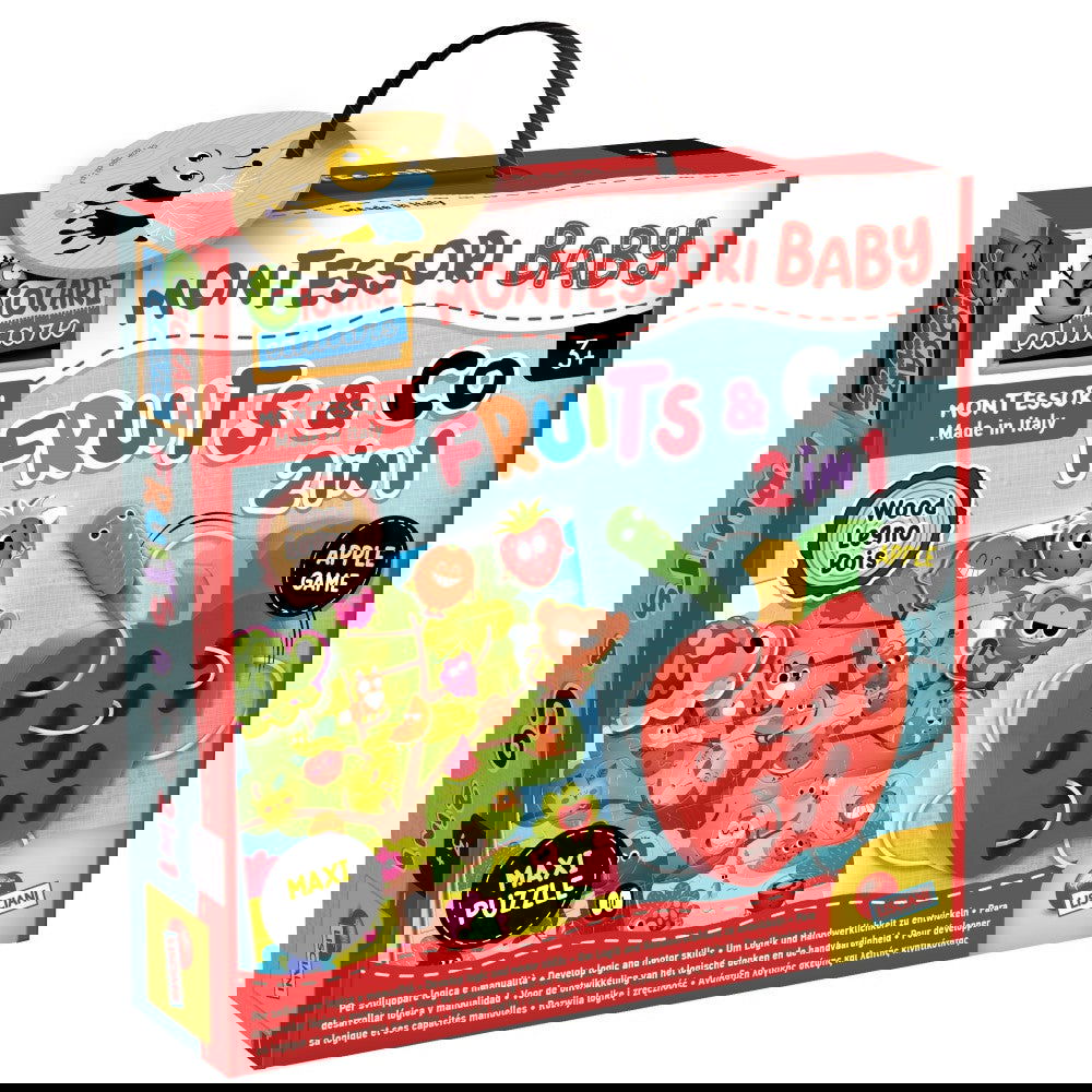 Montessori Гъсеница И Горска Ябълка 3D --- BebeMama