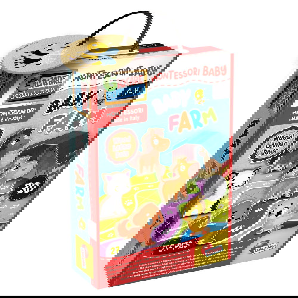 Montessori Legno Baby Farm --- BebeMama