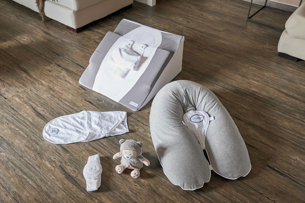 Multirelax Възглавница За Майчинство И Кърмене 3В1 Сив Candide --- BebeMama