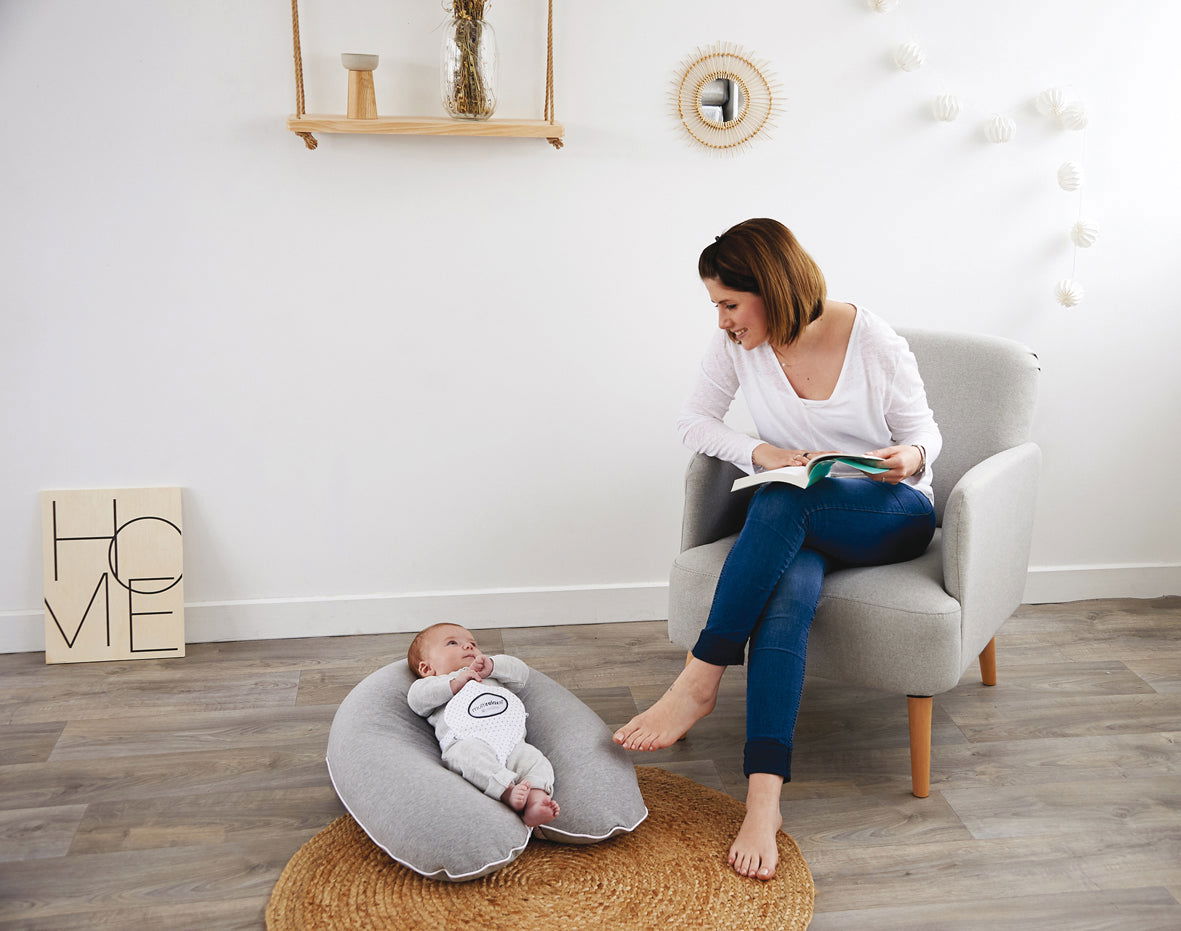 Multirelax Възглавница За Майчинство И Кърмене 3В1 Сив Candide --- BebeMama