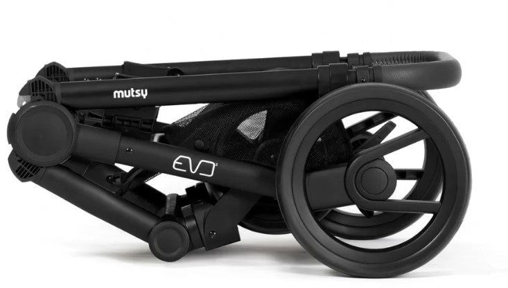 Mutsy Evo Шаси Черен Телескопична Светлокафява Дръжка --- BebeMama