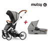 Mutsy Evo Пакет Шаси Stand+Св.Каф.Дръжка+Urban Nomad Light Grey Седалка+Кош --- BebeMama