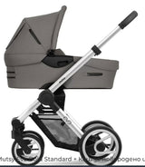 Mutsy Evo Пакет Шаси Stand+Сива Дръжка+Bold Warm Grey Седалка+Кош --- BebeMama