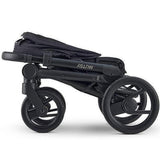 Mutsy Nio Шаси Черен Светлокафява Дръжка Черни Колела + Кош + Седалка Sea Зелен --- BebeMama