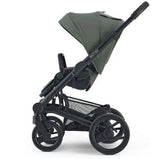 Mutsy Nio Шаси Черен Черна Дръжка Черни Колела + Кош + Седалка Sea Зелен --- BebeMama