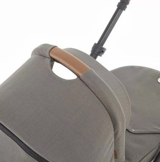 Mutsy Nio Шаси Черен Черна Дръжка Черни Колела + Кош + Седалка Sea Зелен --- BebeMama