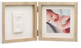 My Baby Style Отпечатък + Снимка - Рамка В Цвят Дърво Бяло Паспарту --- BebeMama