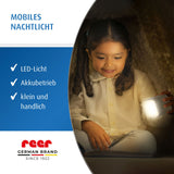 Lampă de noapte pentru copii 2 în 1 Reer Sleeplight Cream