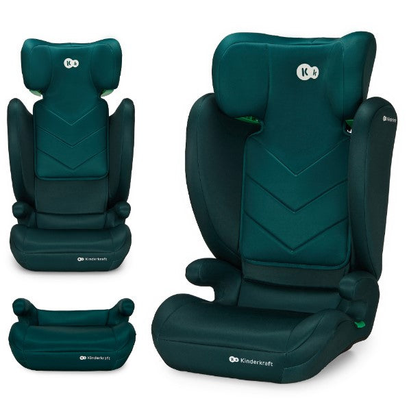 Бустерна Седалка С Облегалка Kinderkraft I-Spark, Зелена