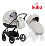 Бебешка Количка Buba Zaza 2 2В1, 229 Cream