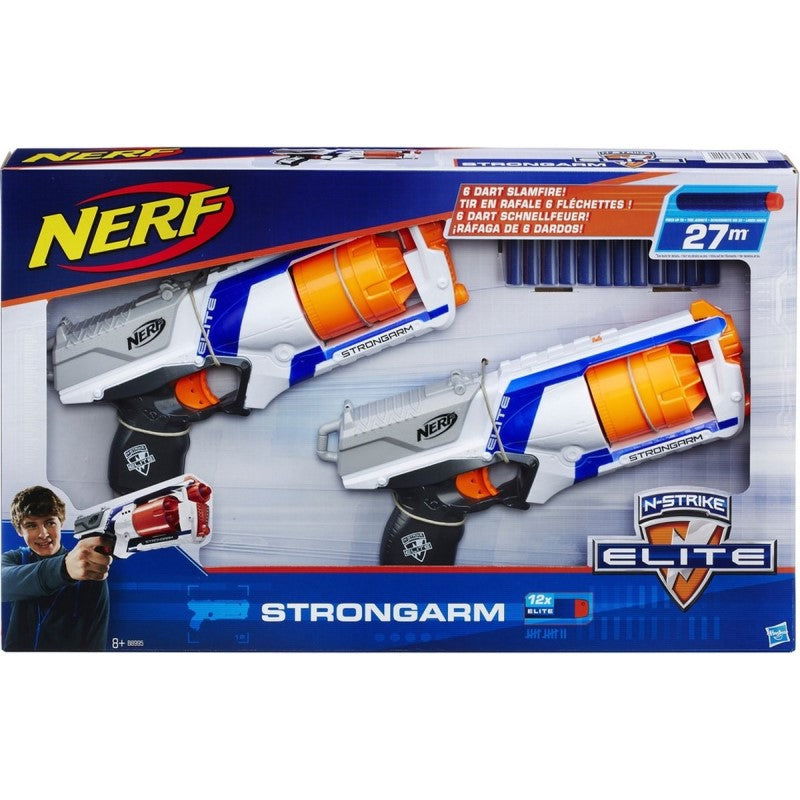 Nerf Пистолети 2 Броя N-Strike Elite Strongarm --- BebeMama