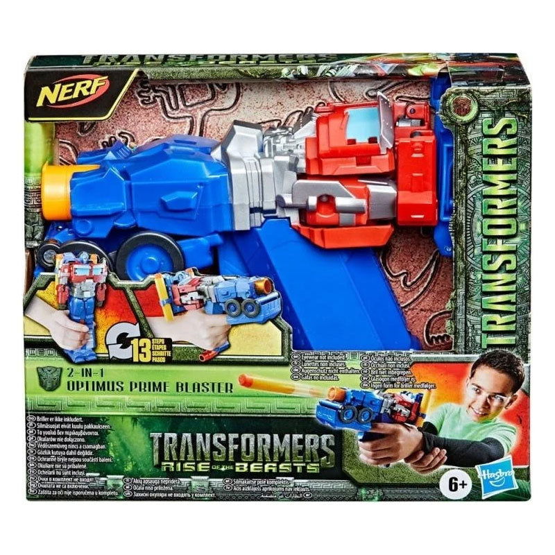Nerf Бластер Transformers 2В1 Optimus Prime --- BebeMama