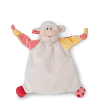 Nici Мека Кърпичка За Гушкане Овца 25Х25См. 0+ Мес. --- BebeMama