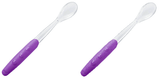 Nuk Силиконови Лъжички 2 Бр. - Лилав --- BebeMama