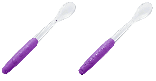 Nuk Силиконови Лъжички 2 Бр. - Лилав --- BebeMama