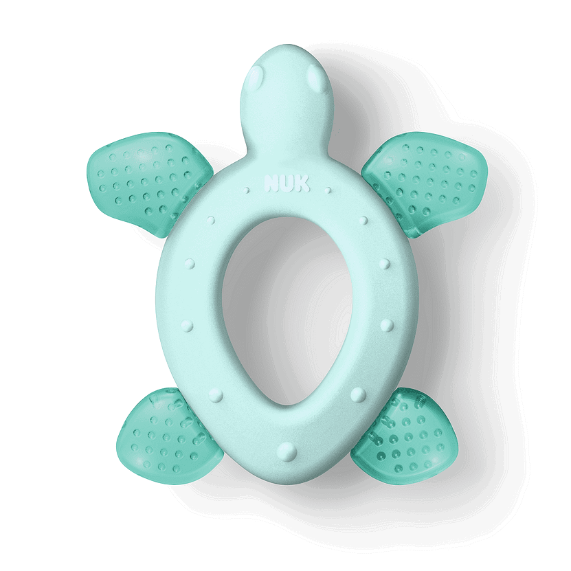 Nuk Чесалка За Зъби Охлаждаща Костенурка 3+Мес. - Зелен --- BebeMama