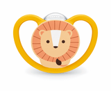 Nuk Биберон Залъгалка Силикон 6-18 Мес. 1Бр Space + Box - Лъв --- BebeMama