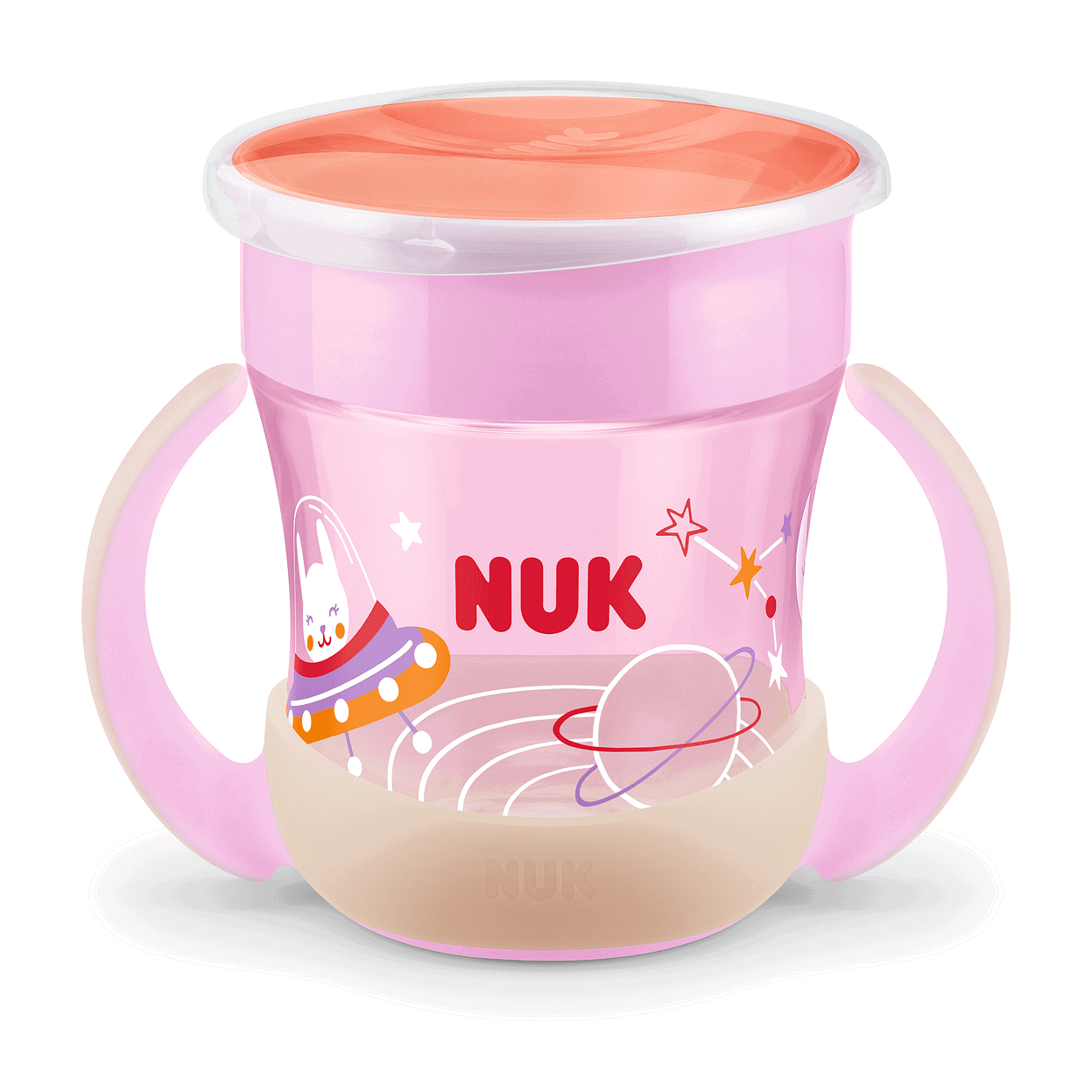 Nuk Evolution Mini Magic Cup 6+ Glow In The Dark 160Мл. - Момиче --- BebeMama