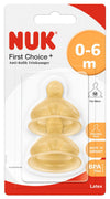 Nuk First Choice Биберон За Хранене Каучук 0-6М 2Бр. Р-Р M --- BebeMama