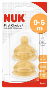 Nuk First Choice Биберон За Хранене Каучук 0-6М 2Бр. Р-Р M --- BebeMama