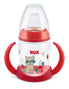 Nuk First Choice Рр Шише Temperature Control 150Мл Силиконов Накрайник За Сок Микс - Червен --- BebeMama