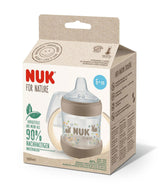 Nuk For Nature Шише За Сок Рр Temperature Control 150Мл. Със Силиконов Накрайник 6+Мес. Крем --- BebeMama