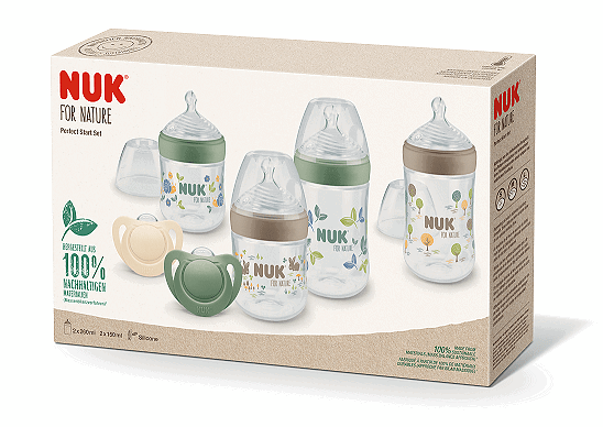 Nuk For Nature Temperature Control Сет Рр Шишета Perfect Start - 6 Части --- BebeMama