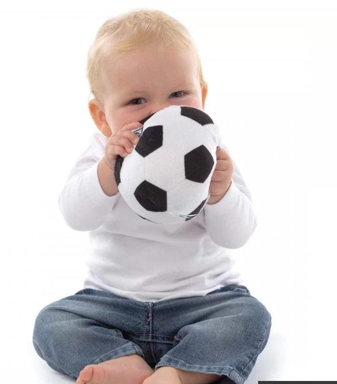 Minge de fotbal textilă Playgro 6M+