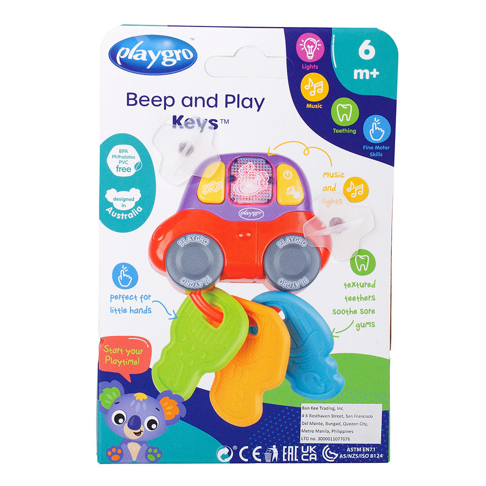 Активна Играчка Ключове Със Светлина И Звуци 6м+ Playgro