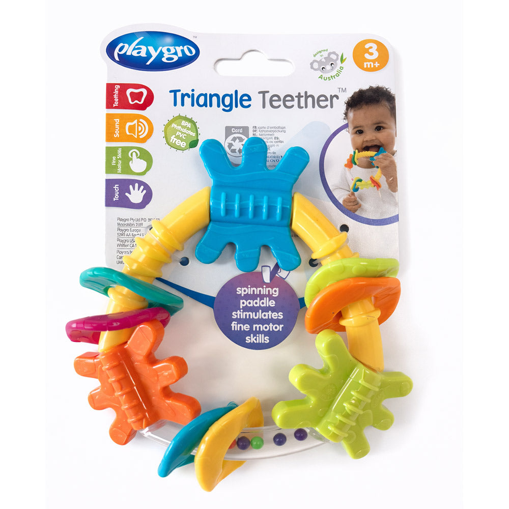 Дрънкалка Гризалка Триъгълник 3м+ Playgro